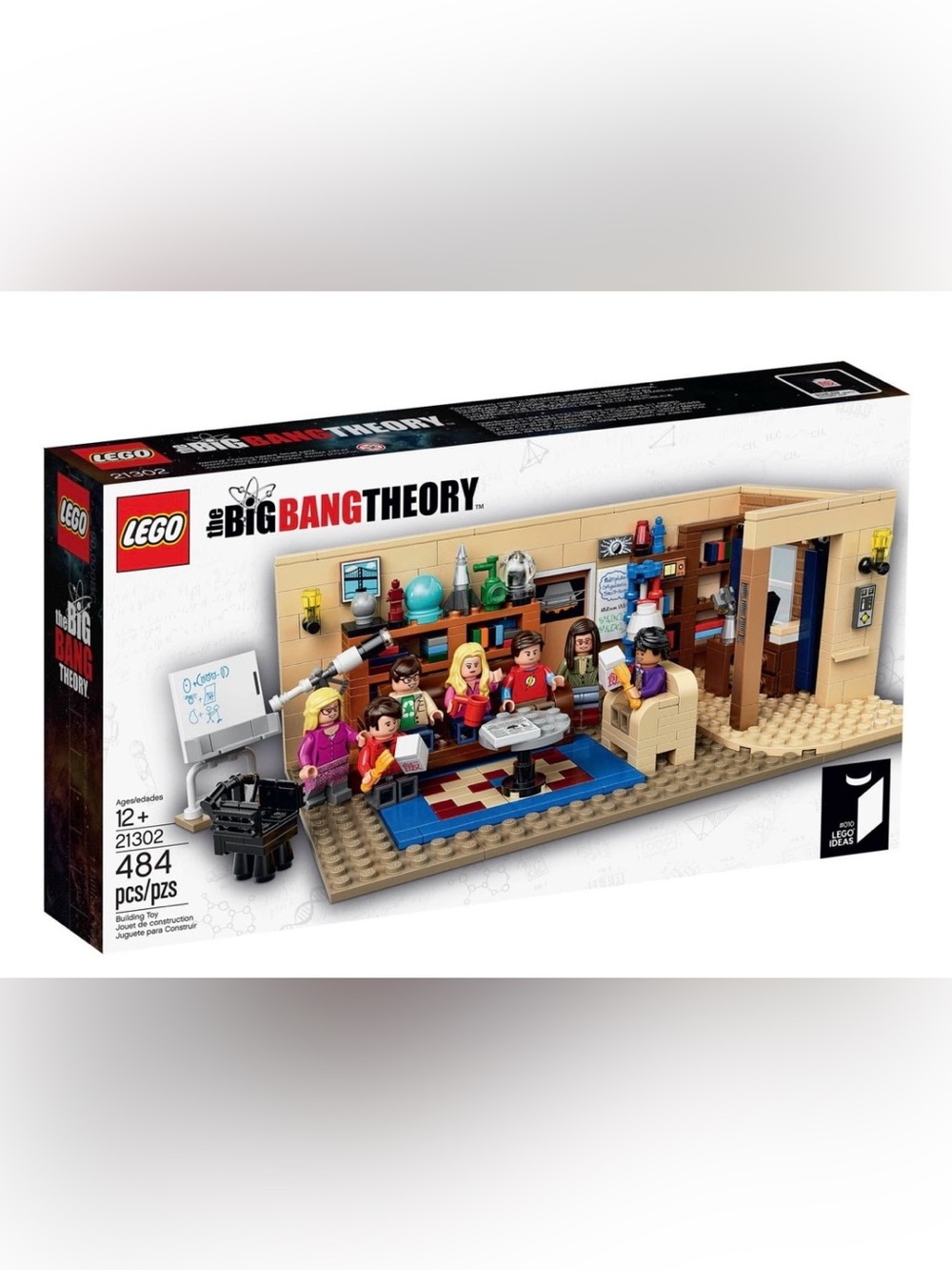 LEGO Ideas The Big Bang Theory, 21302, 484 pieces, Ages 12+, New